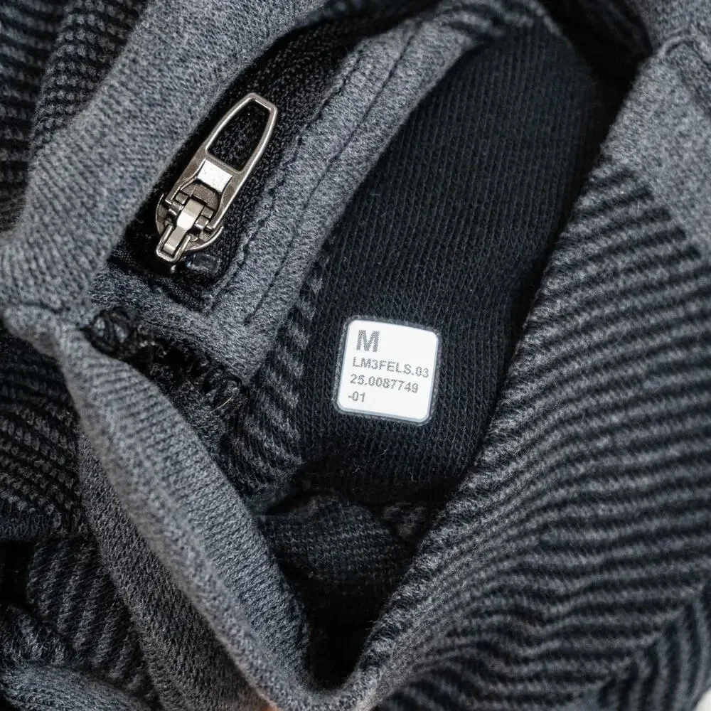 Lululemon Men's Mason's Peak Flannel Over Shirt Black Gray check M